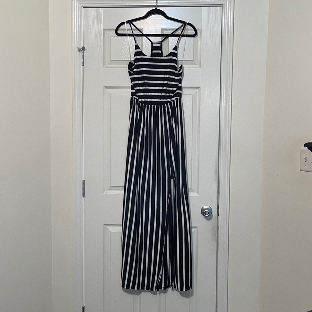 New White Birch Maxi with front split